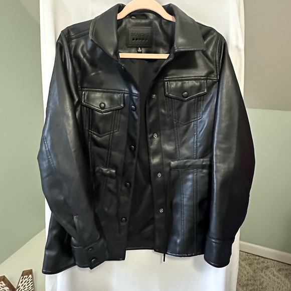 Blank NYC Black Leather Jacket Size Small - Picture 2 of 11